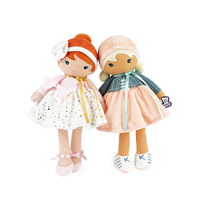 Текстильная кукла Kaloo "Chloé", в розовом платье, серия "Tendresse de Kaloo", 25 см